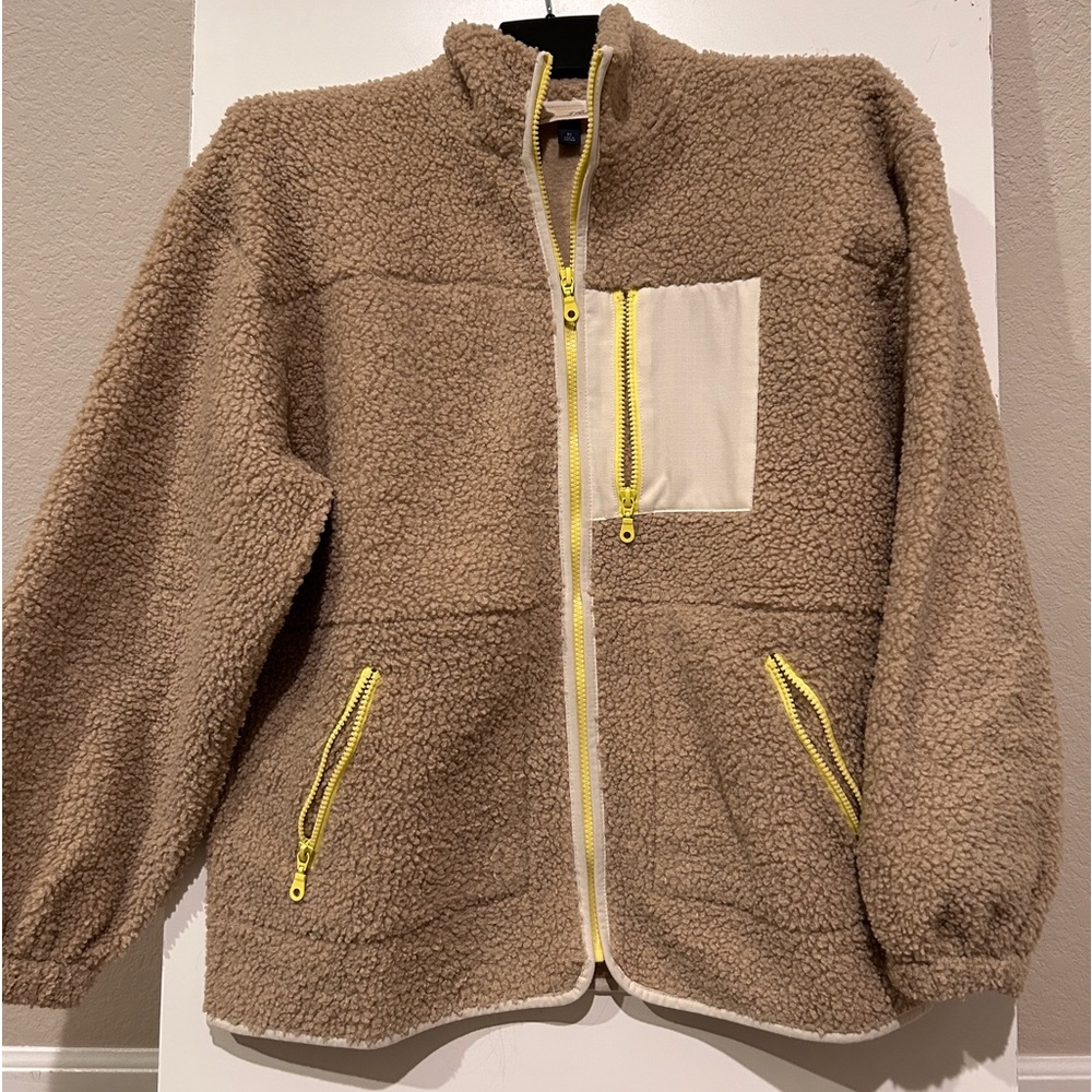 Zip Up Teddy Jacket